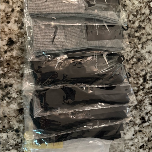 Nike Women's Socks Pack - Gray and Black - Picture 1 of 3